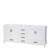 Sheffield 80" Freestanding Double Bathroom Vanity with Marble Top-31336319-31336320
