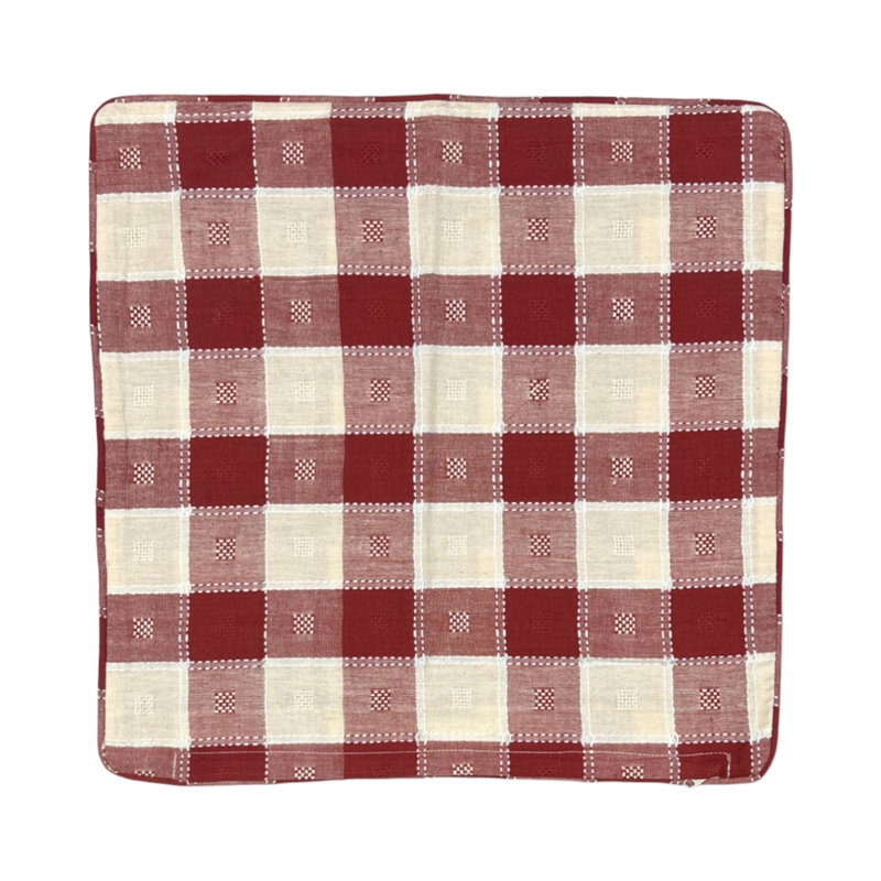 Dondale Gingham Square Cushion