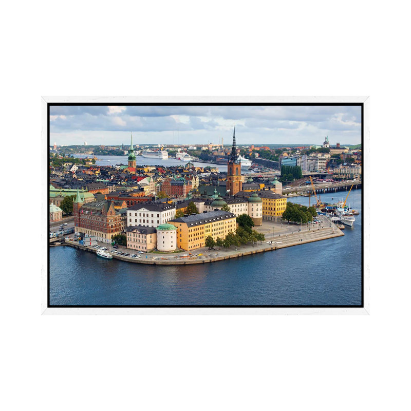 Stockholm Sweden by Paul Rommer - Gallery-Wrapped Canvas Giclée on Canvas, 66.04 cm H x 45.72 cm W, White Floater Frame