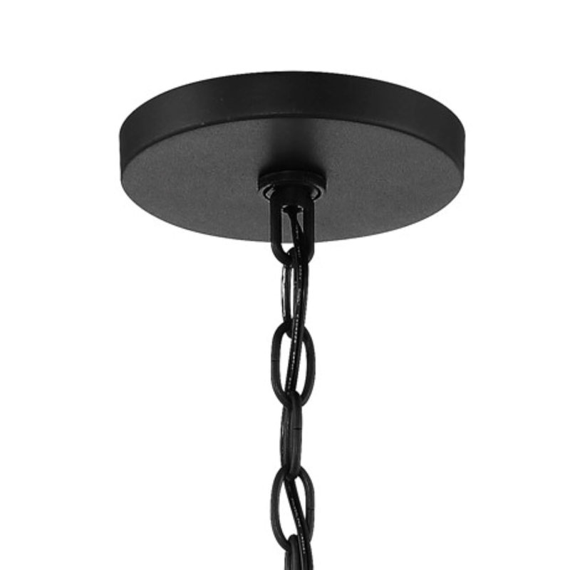 5 - Light Steel Dimmable Empire Chandelier
