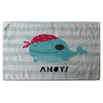 Cotton Stripe Waffle Tea Towel Kitchen Towel