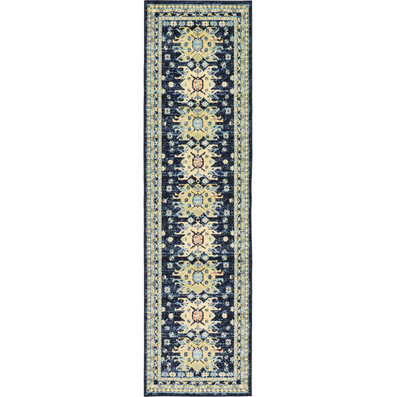 Eesi Geometric Indoor Rug, Runner 2'7" x 10'
