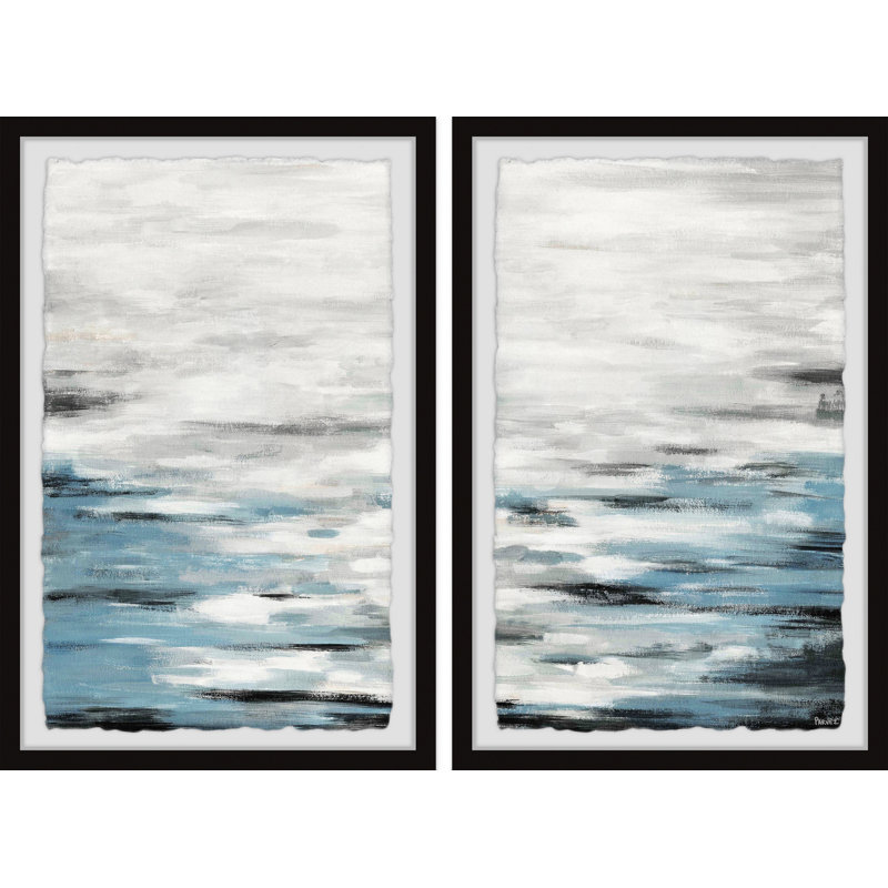 « reflective sea », taj, parvez-cadre à plusieurs images sur papier, H 24 po x l 16 po x P 1,5 po