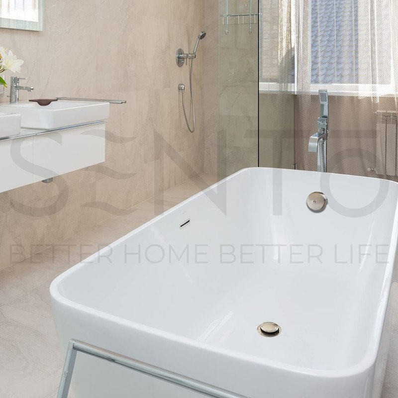 Ensemble de quincaillerie de salle de bain, Nickel satiné