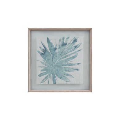 Impression sur toile Burlap Ocean Palm III