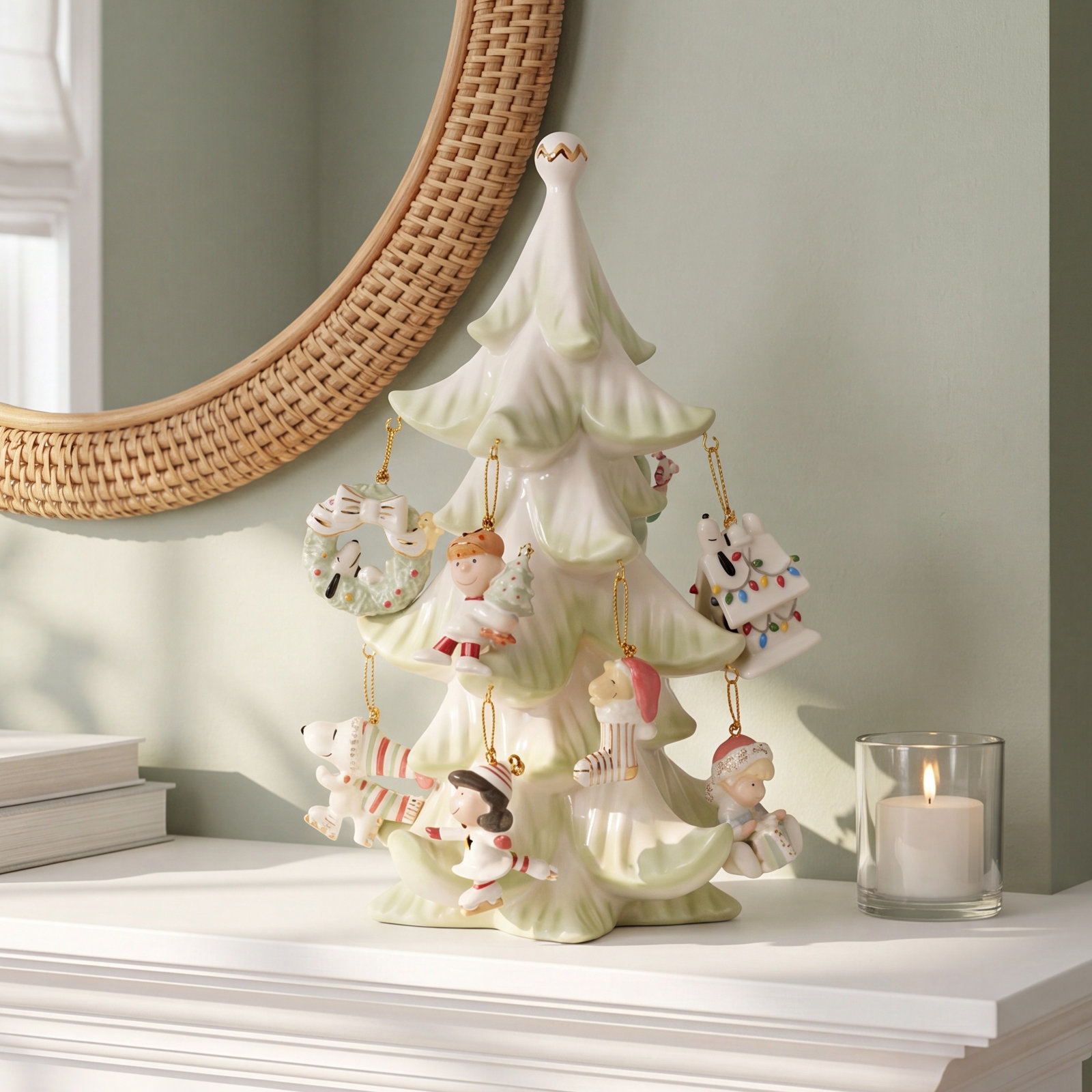 ORNAMENT TREES Snoopy and Friends Christmas Tree Set