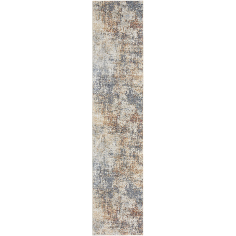 Pritt Washable Abstract Indoor Rug, Runner 2' x 6'