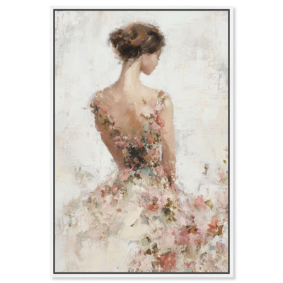 Cloud Dress III Fashion Art Canvas Print by Art Remedy