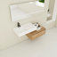 Armoire de salle de bain 30 po avec lavabo en résine - Créez une unité de rangement à atmosphère relaxante