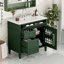 Meuble-lavabo de 36 po avec lavabo supérieur, meuble-lavabo moderne avec 2 tiroirs et tiroir escamotable, meuble-lavabo simple-118592811
