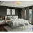 Gold Multi Square LED Flush Mount