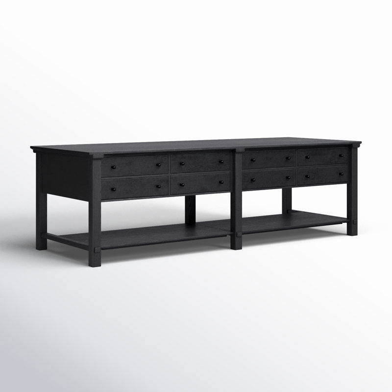 Gardendale Kitchen Island, Black
