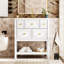 Meuble-lavabo de salle de bain 30 po avec lavabo et tiroir en céramique-904427181