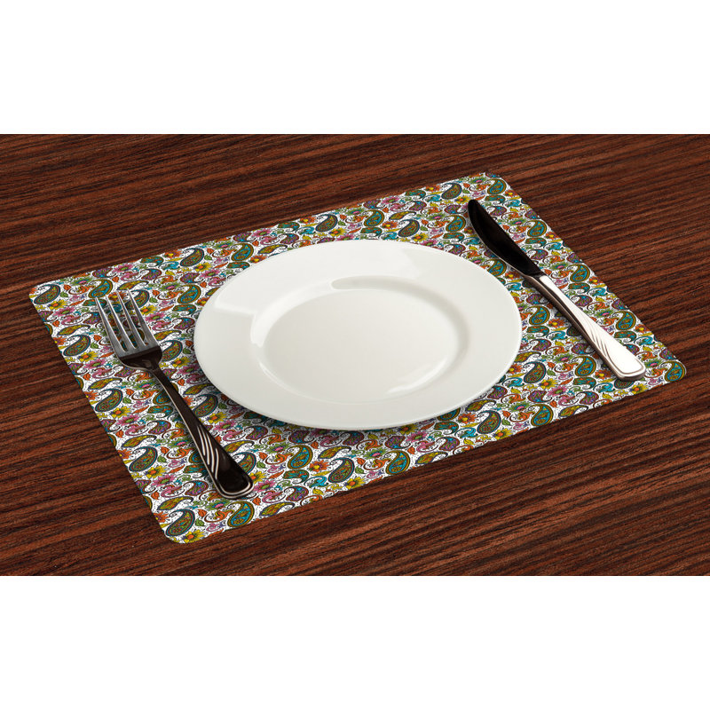 Polyester Abstract Rectangle Placemat