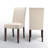Bontrager 20'' H Linen Dining Chair - Upholstered Parsons Side Chair-366805697