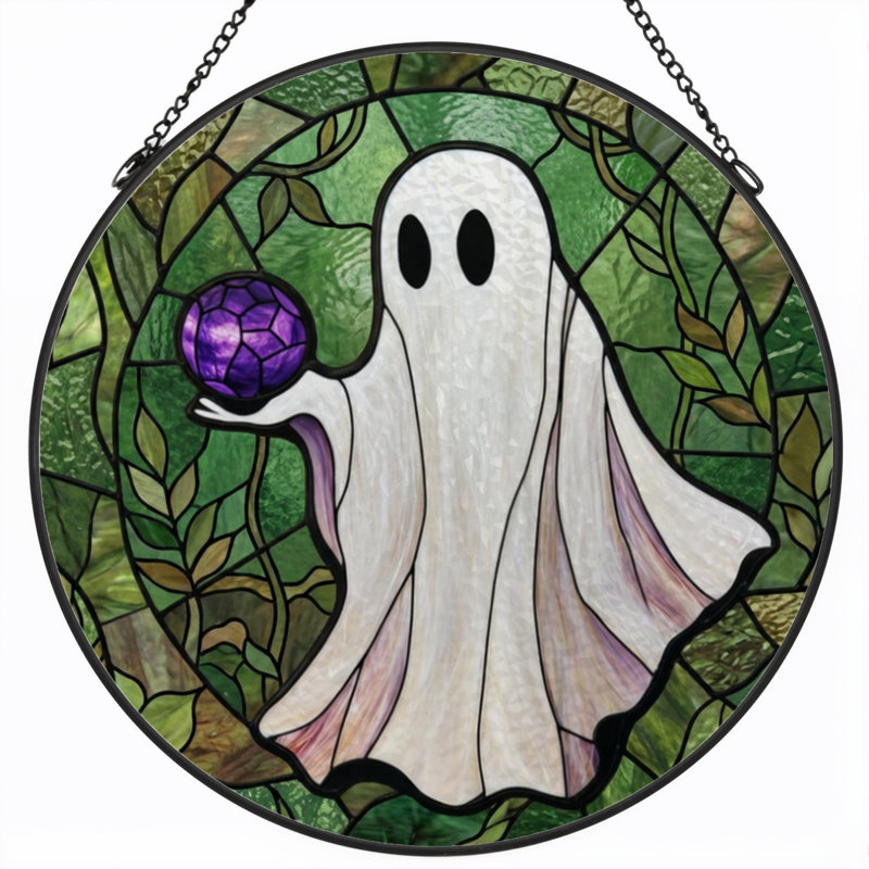 Vitrail 12 po H Ghost And Orb
