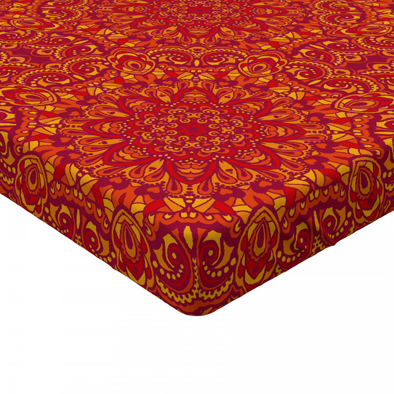 Microfiber Geometric Fitted Sheet, Twin XL Fitted Sheet