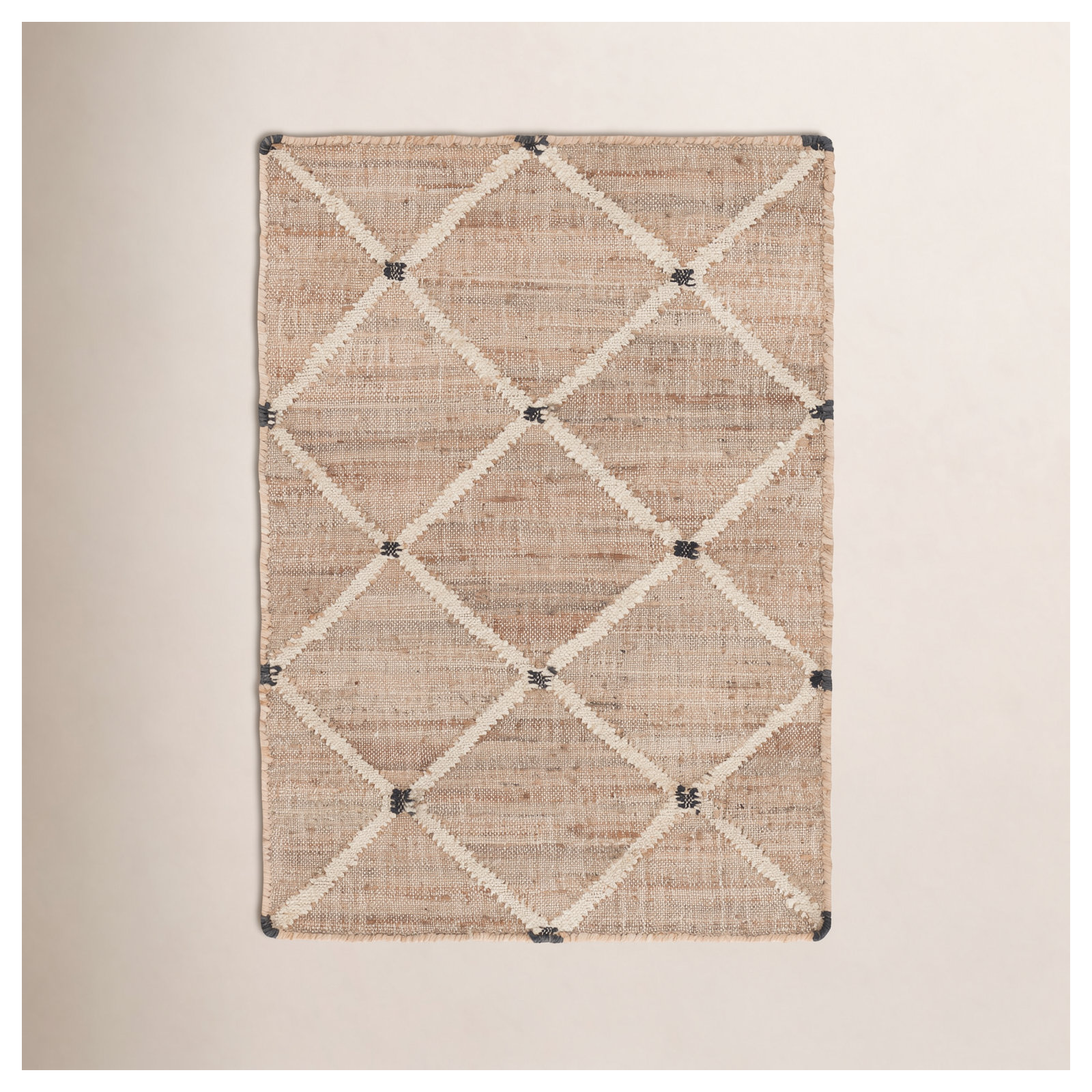 Kali Natural Handwoven Jute Rug, Rectangle 6' x 9'