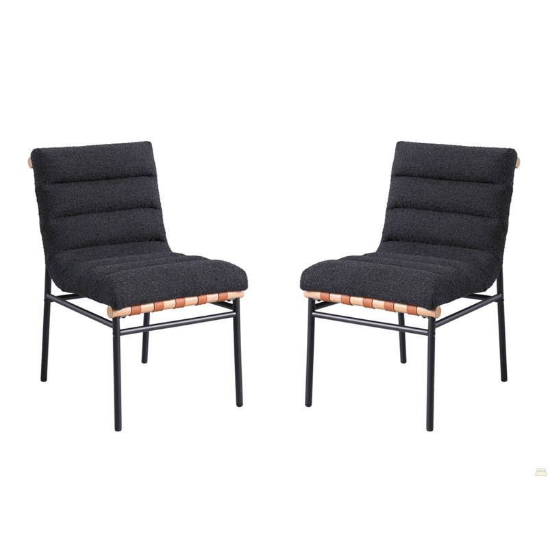 Ensemble de 2 chaises de salle à manger Boucle