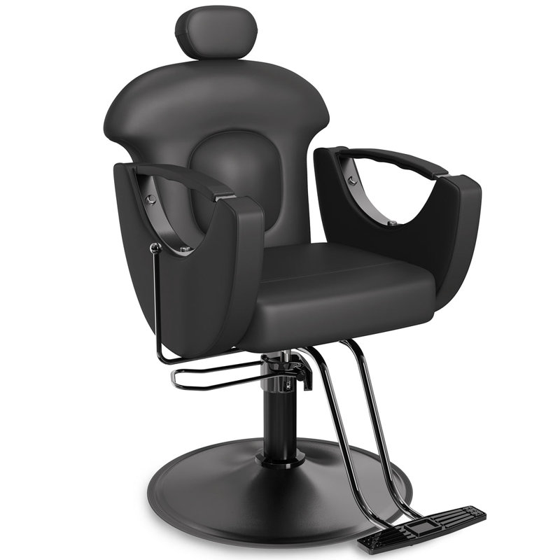 Fauteuil inclinable pour salon de coiffure Inbox Zero