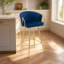 Ensemble de 26 tabourets de bar 26 po avec repose-pieds chromé et tabouret de bar simple Golden Leg-832192854