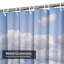 Rideau de douche transparent transparent, rideaux de douche pour la salle de bain avec 12 crochets-129425110
