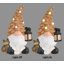 Gnome du crépuscule avec chien et lanterne
