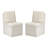 Chenille Upholstered Dining Chair With Storage With Casters-692468573-692468570