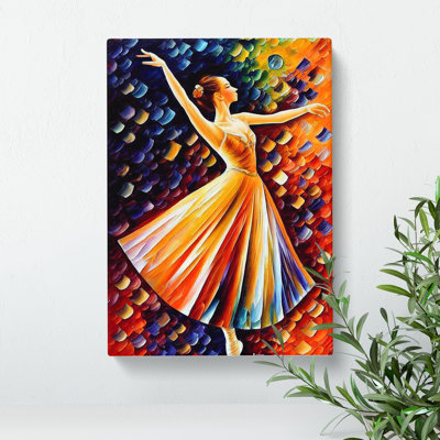 Ballerina Dancer No.3 - Wrapped Canvas