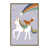 Toile avec cadre or