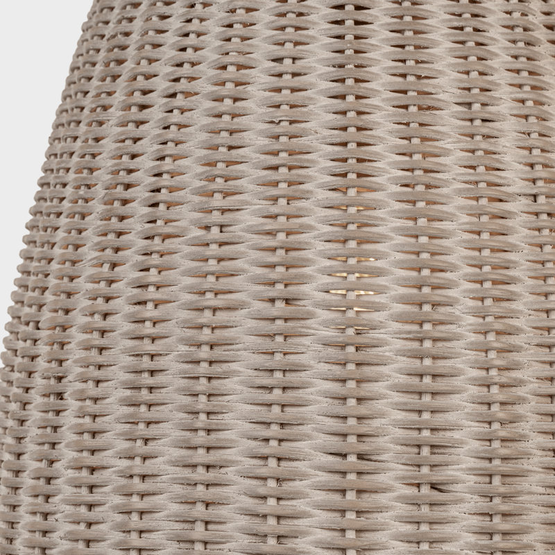 Kokomo Pendant by Chapman & Myers, 46 cm H x 30 cm W, 122 cm H x 81 cm W, Ash