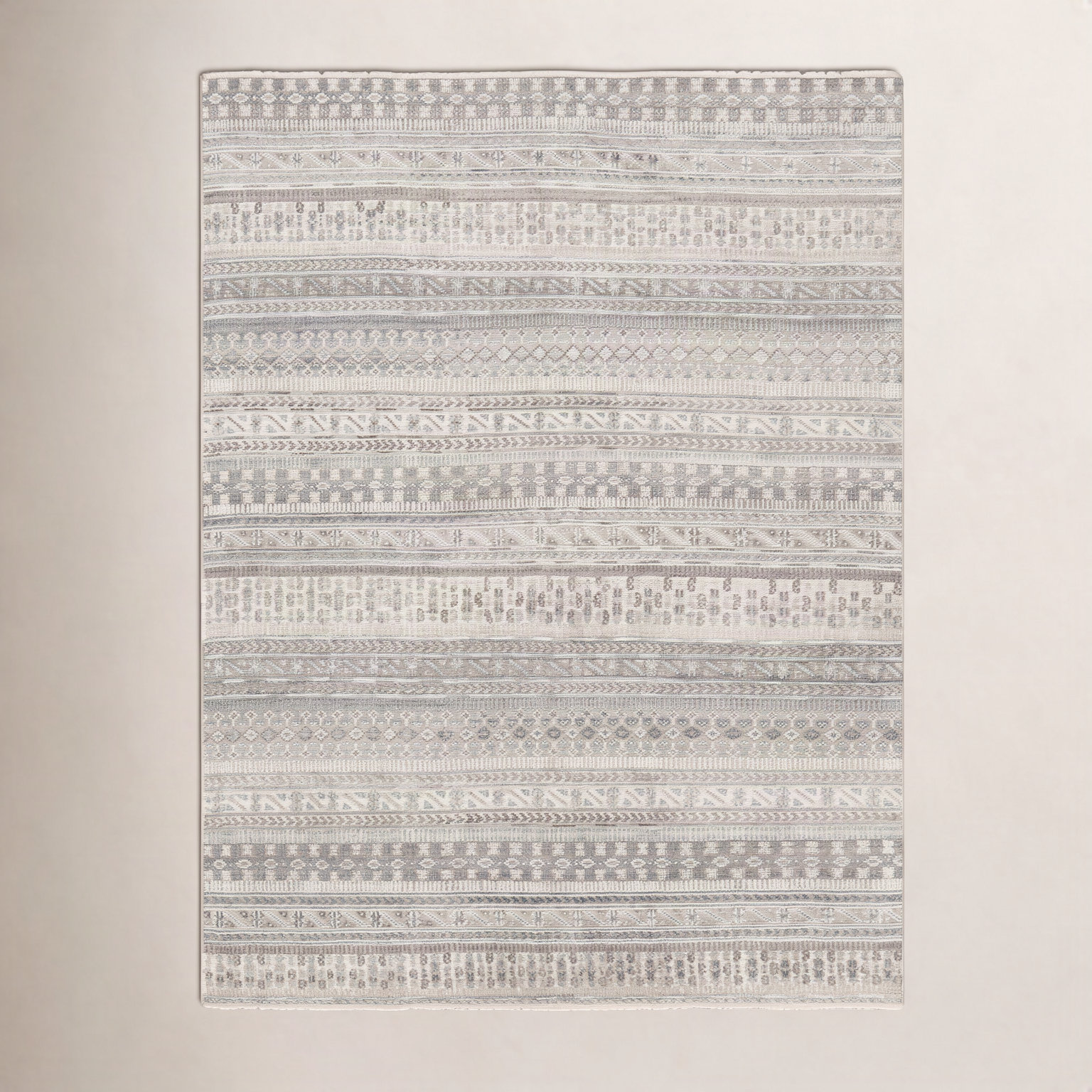 Indrakumar Camel Hand-Knotted Rug, Rectangle 8'10" x 12'
