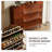 39.37" Brown Solid + Manufactured Wood Shoe Storage