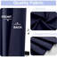 Ensemble de rideaux courts 2 demi-rideaux d'intimité avec passe-tringle pour rideaux de cuisine et stores de salle de bain