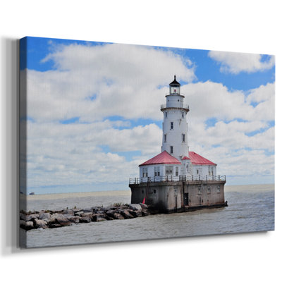 Phare de Chicago Harbor II, reproduction sur toile