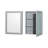 Sheffield 60" Freestanding Double Bathroom Vanity with Marble Top with Medicine Cabinets-134643734-134643735-86051063