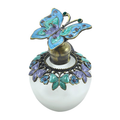 Waymart Decor Home Elegant and Exclusive Butterfly Perfume Bottle for Gift, Decoration and Daily Use, Unique and Attractive Design