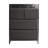 4 Fabric Drawer Nightstand With 2 USB Port And 1 Outlet Charging Station-330337444
