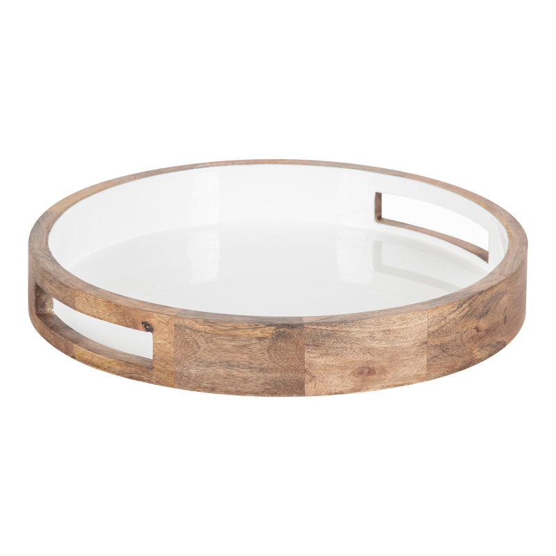 Osuna Solid Wood Tray, Natural