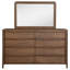 Commode 8 tiroirs avec miroir Gramer