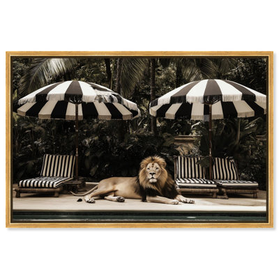 «Luxe of the Jungle King», photographie rétro sur toile par Art Remedy, reproduction sur toile