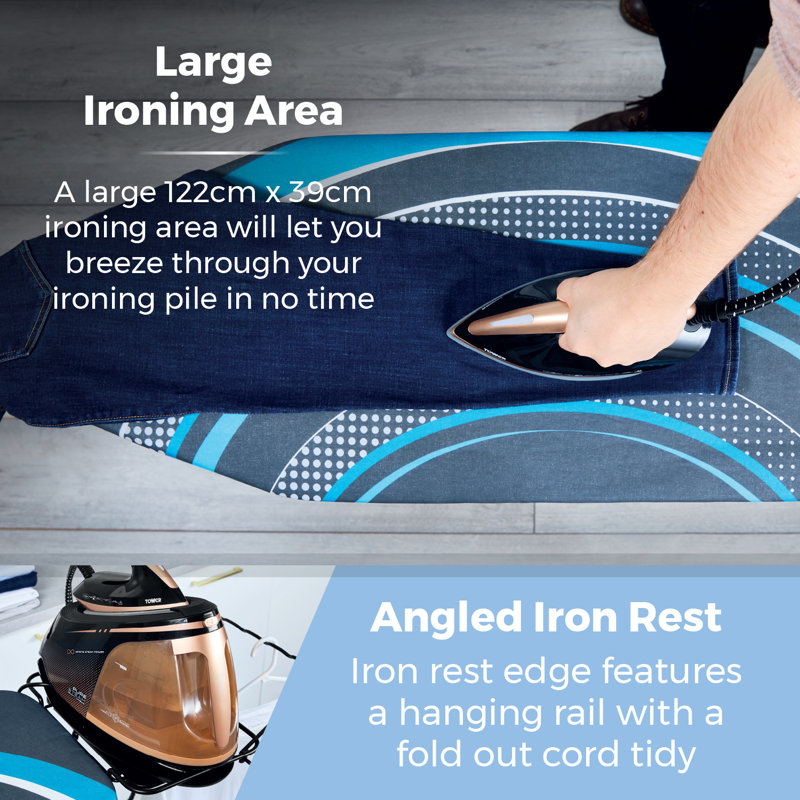 Metal Adjustable Freestanding Ironing Board