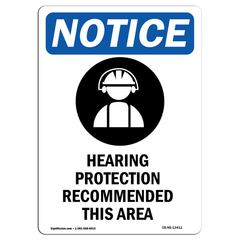 Hearing Protection Sign