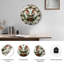 Horloge murale moderne en verre 16 po