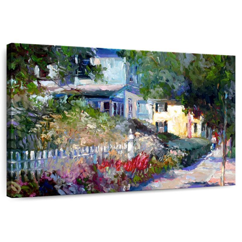 Sireci Yellow Suburbs, 20" H x 30" W