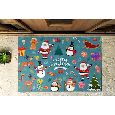 Non-Slip Christmas Outdoor Doormat