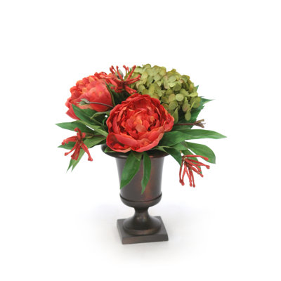 Polysilk Arrangement in Planter