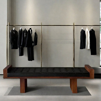 Bench sponge cushion cloakroom lounge stool