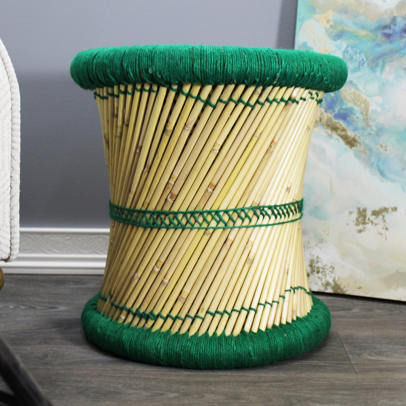 Tabouret d'appoint Barkhamsted Reed, Vert jungle