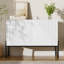 Modern Storage Cabinet with Adjustable Shelf & 25 cm Raised Legs – Metal Frame, Particle Board